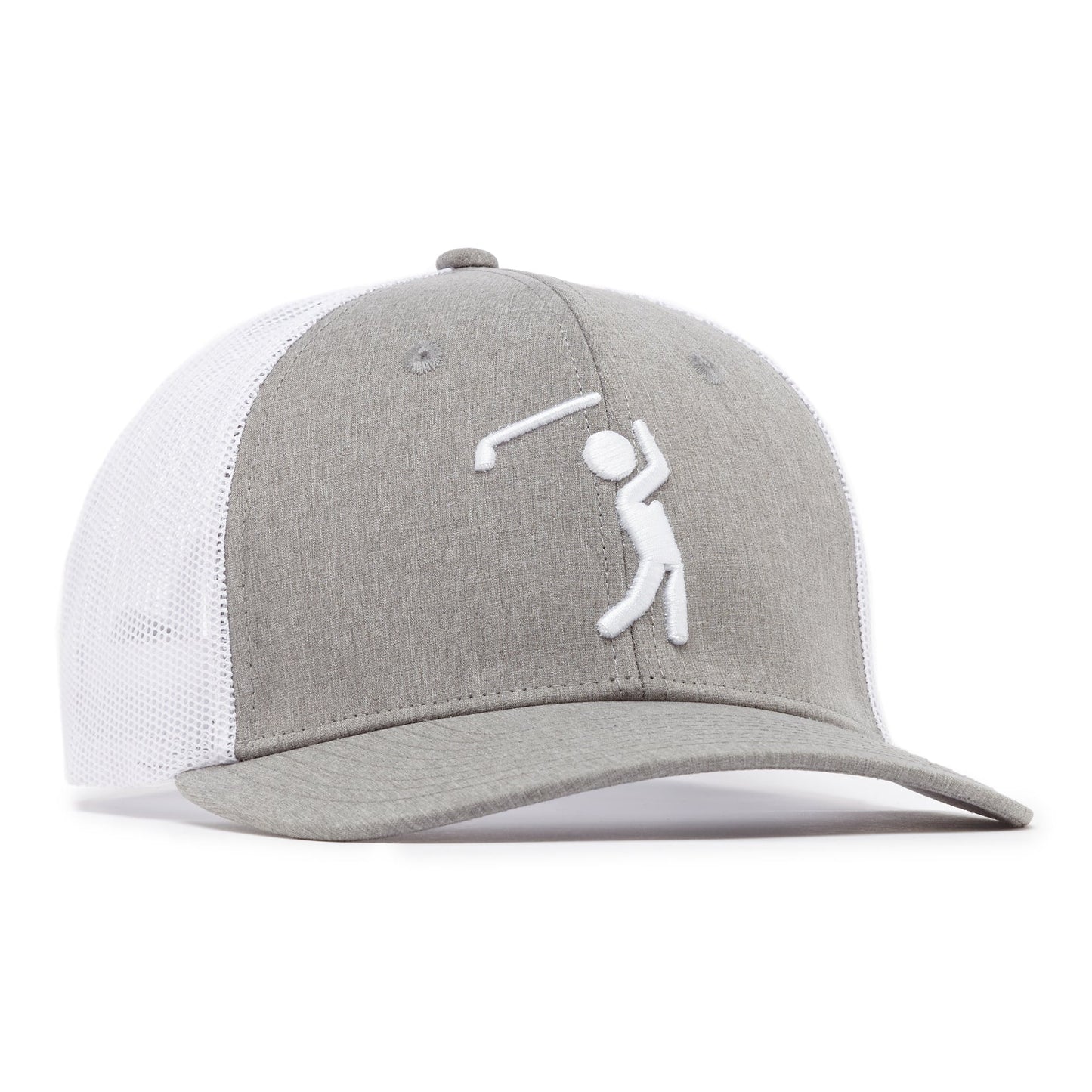 Bogeyman Heather/White - Mesh Trucker Hat - Snapback