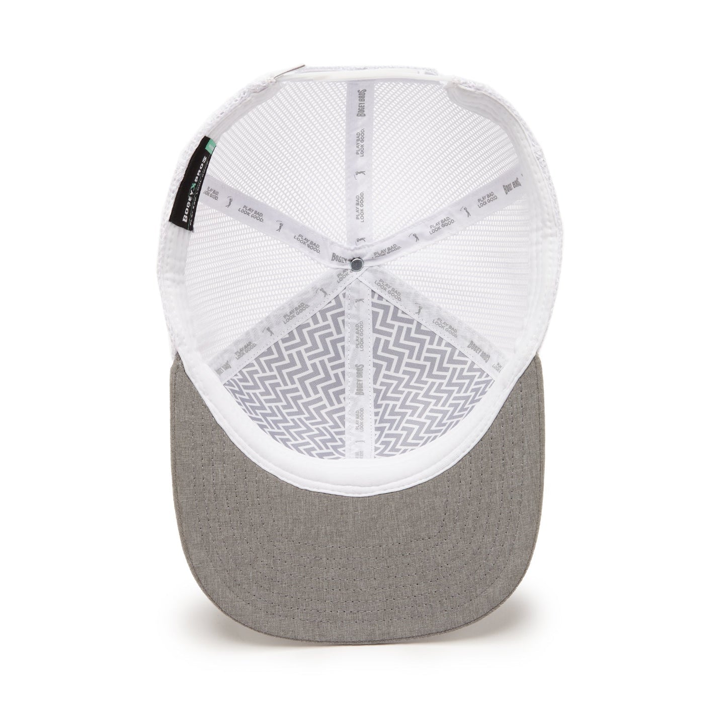 Bogeyman Heather/White - Mesh Trucker Hat - Snapback