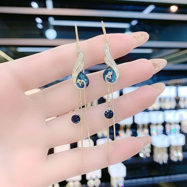 🔥Beautiful peacock earrings