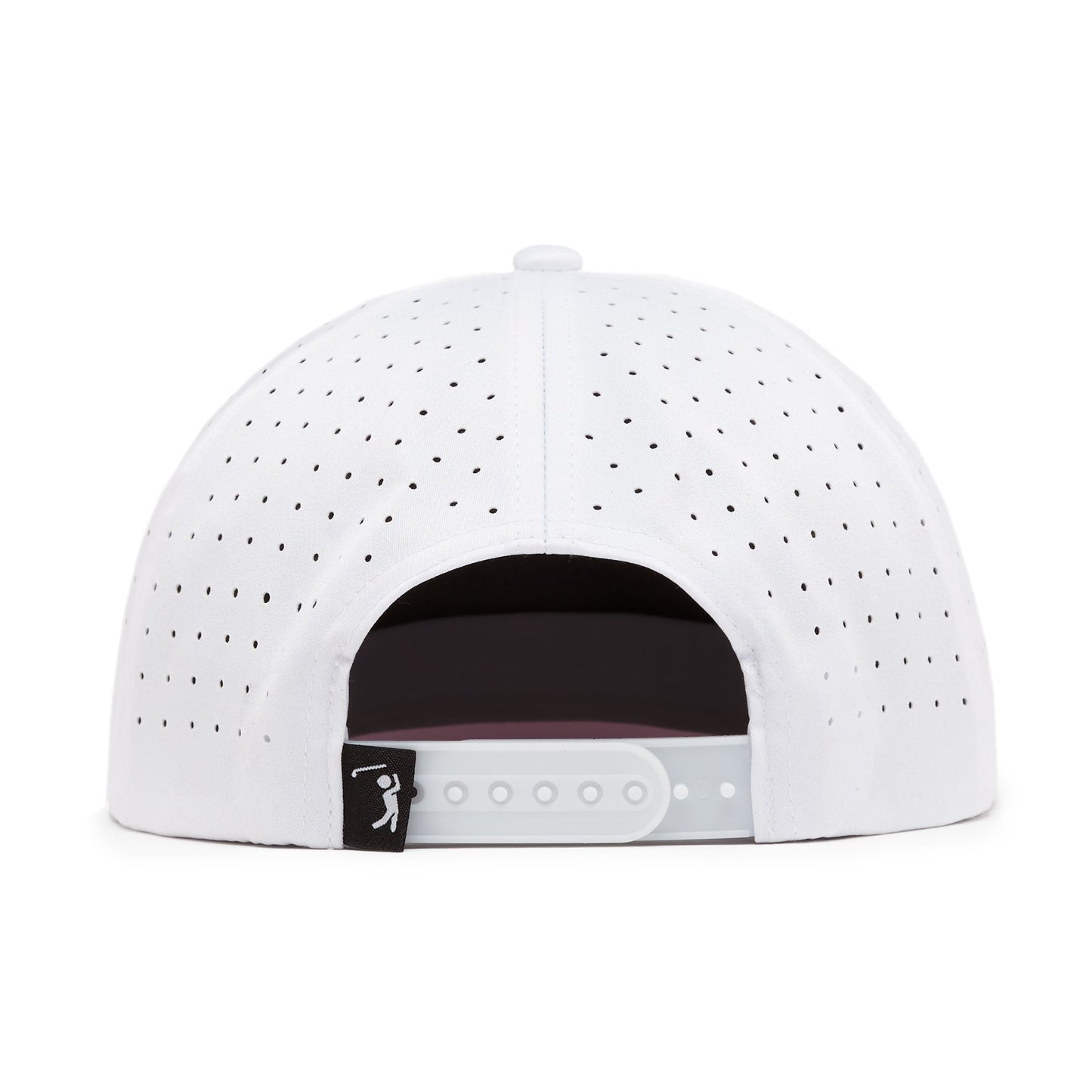 Bogeyman Stamp White - Unstructured Flat Bill Hat - Snapback