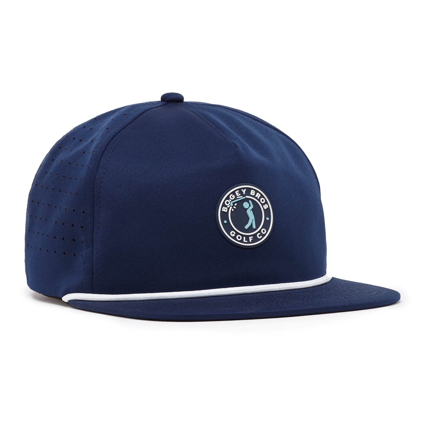 Bogeyman Stamp Navy - Unstructured Flat Bill Hat - Snapback