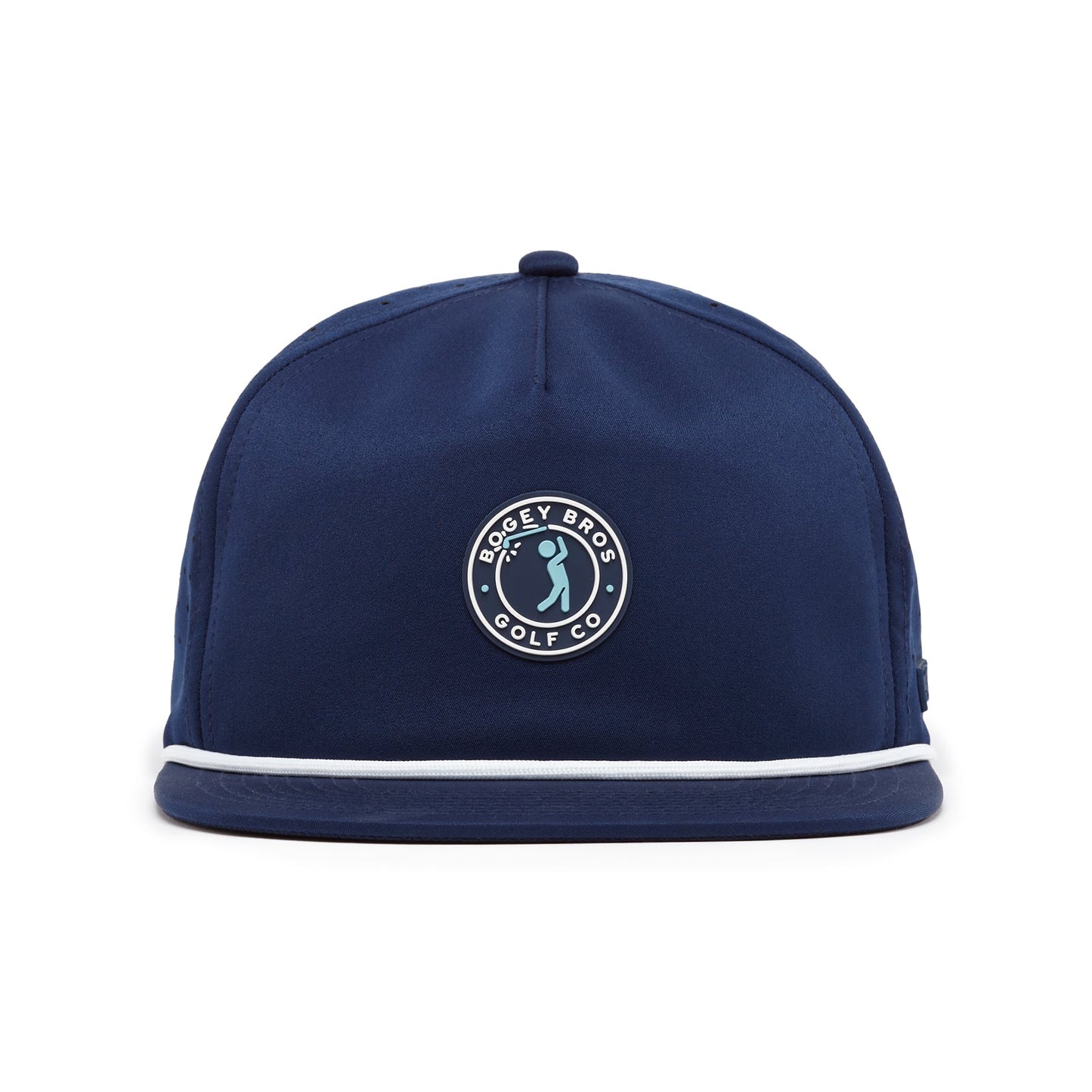 Bogeyman Stamp Navy - Unstructured Flat Bill Hat - Snapback