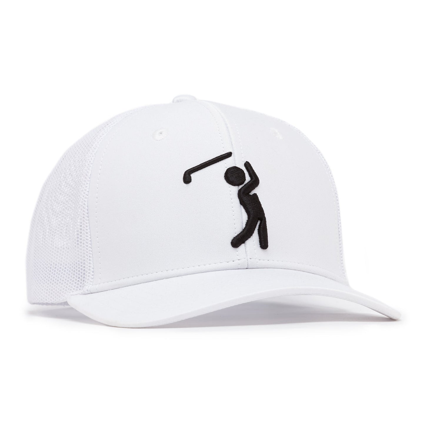Bogeyman White/White - Mesh Trucker Hat - Snapback