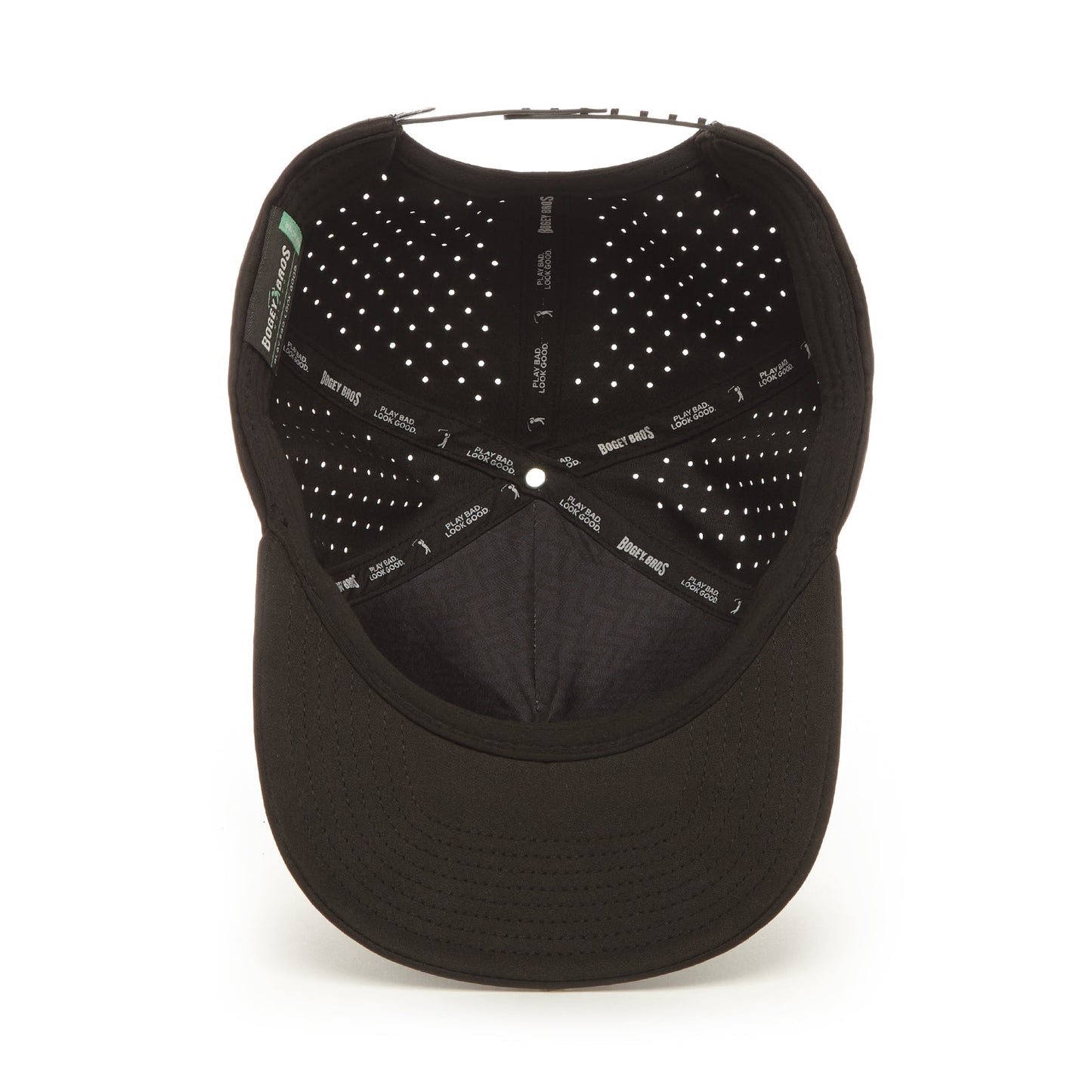 Bogeyman Black - Performance Golf Hat - Snapback