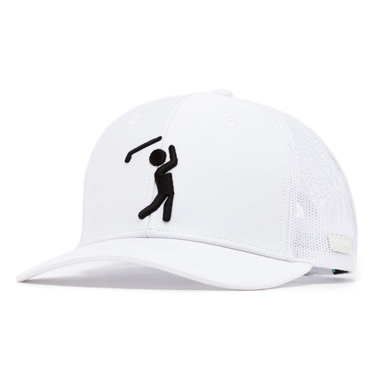 Bogeyman White/White - Mesh Trucker Hat - Snapback