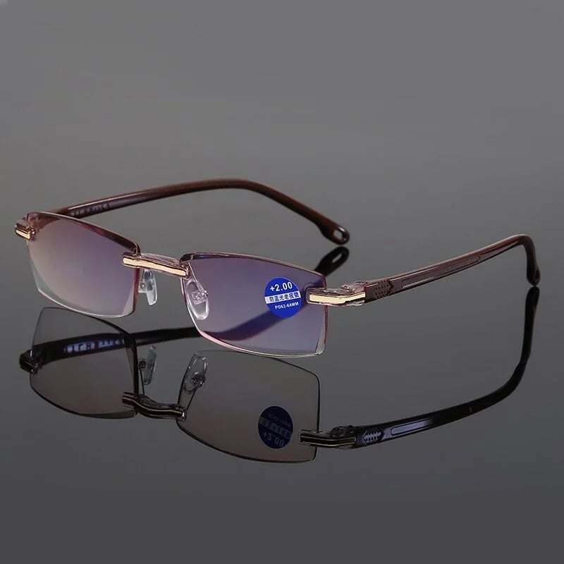 (🎁47% OFF)🔥2023 New Sapphire high hardness anti-blue progressive Far And Near Dual-Use Reading Glasses