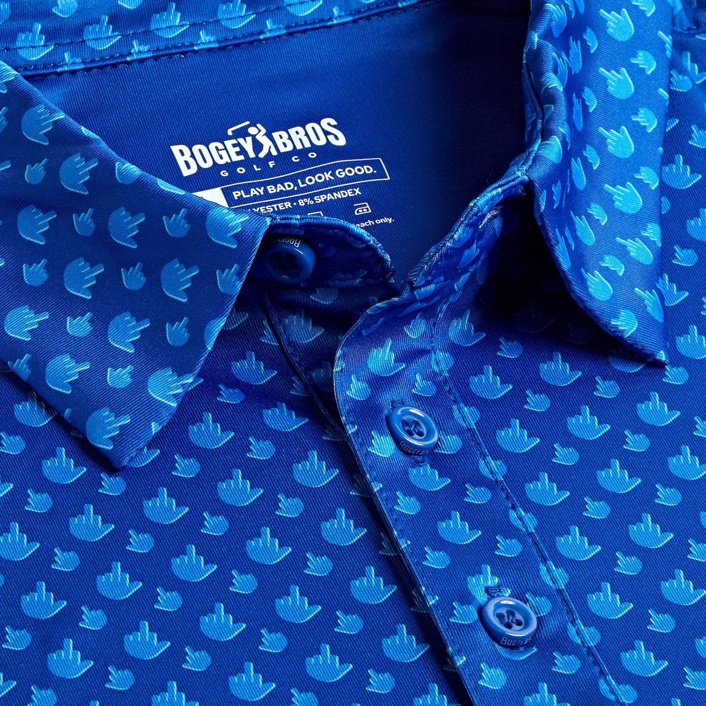 Birdie Finger - Blue Jay - Polo